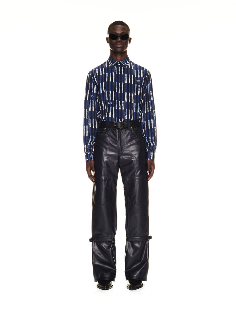 Off-White Shibori Silk Shirt Sierra Leone White N outlook