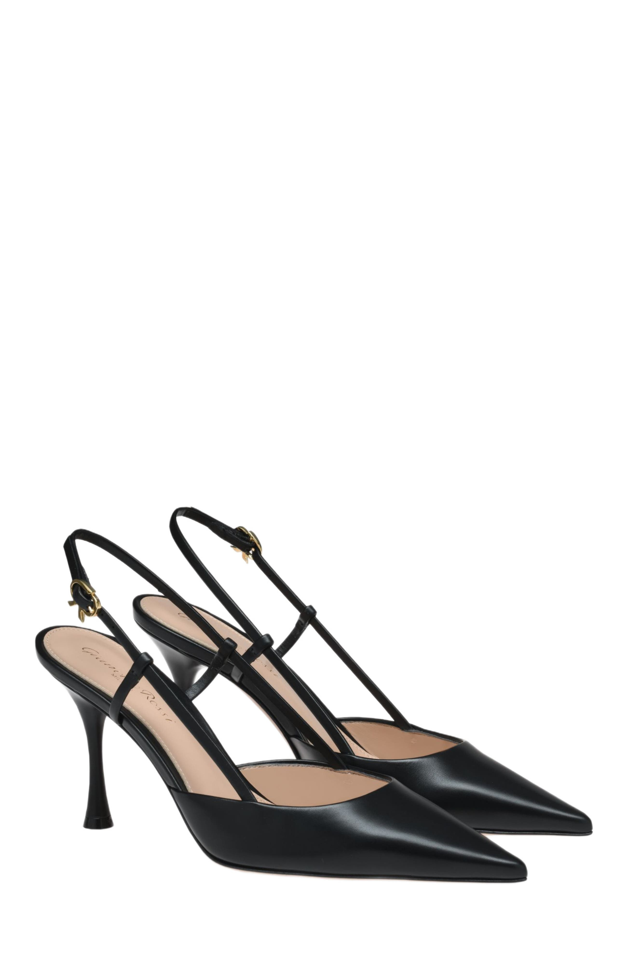 Gianvito Rossi Ascent Slingback in Black at Nordstrom - 2