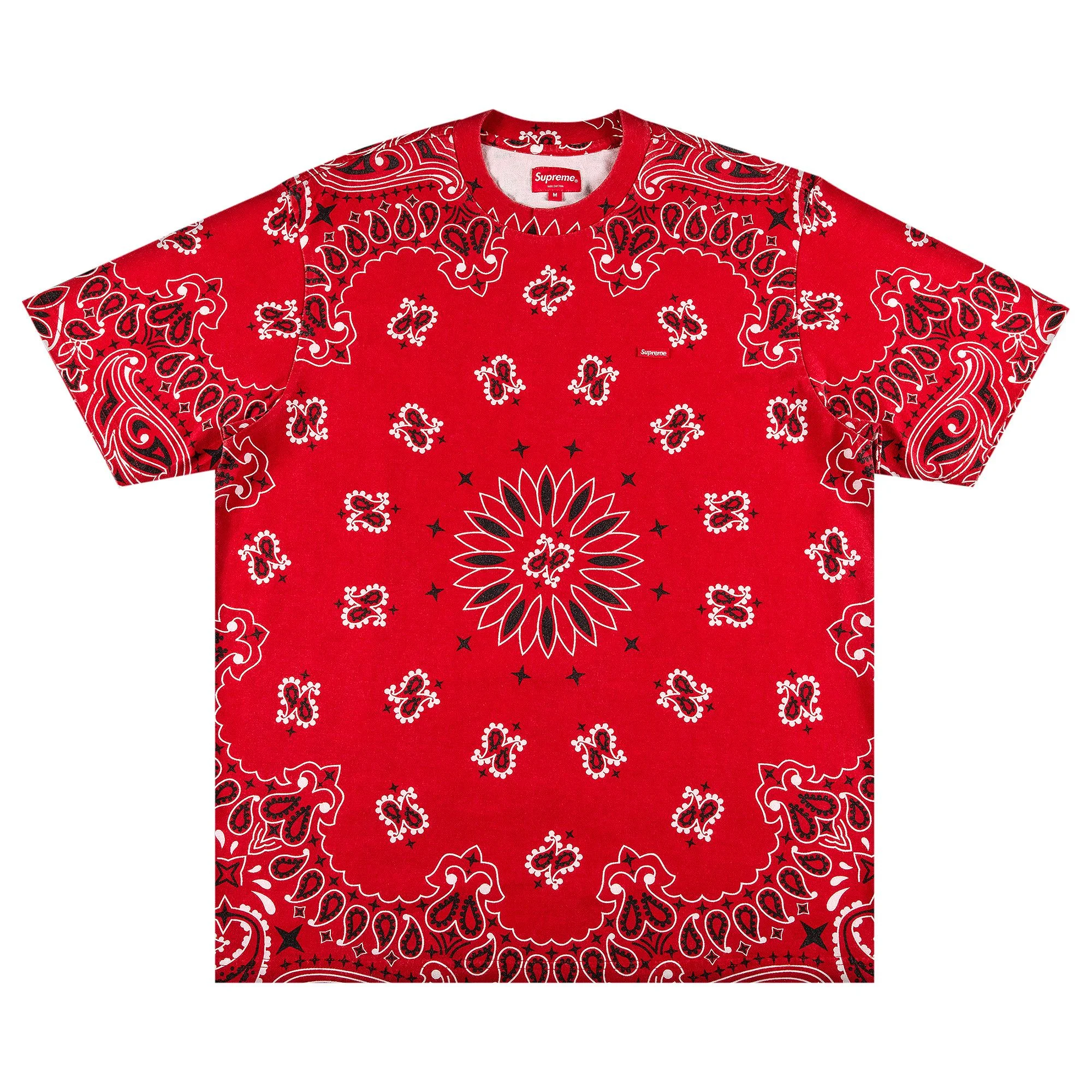 Supreme Small Box Tee 'Red Bandana' - 1