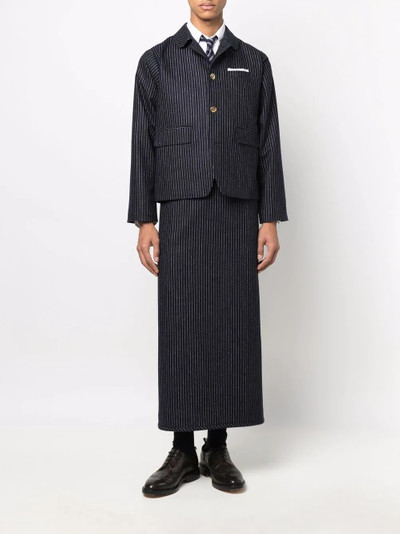 Thom Browne RWB-stripe cropped jacket outlook