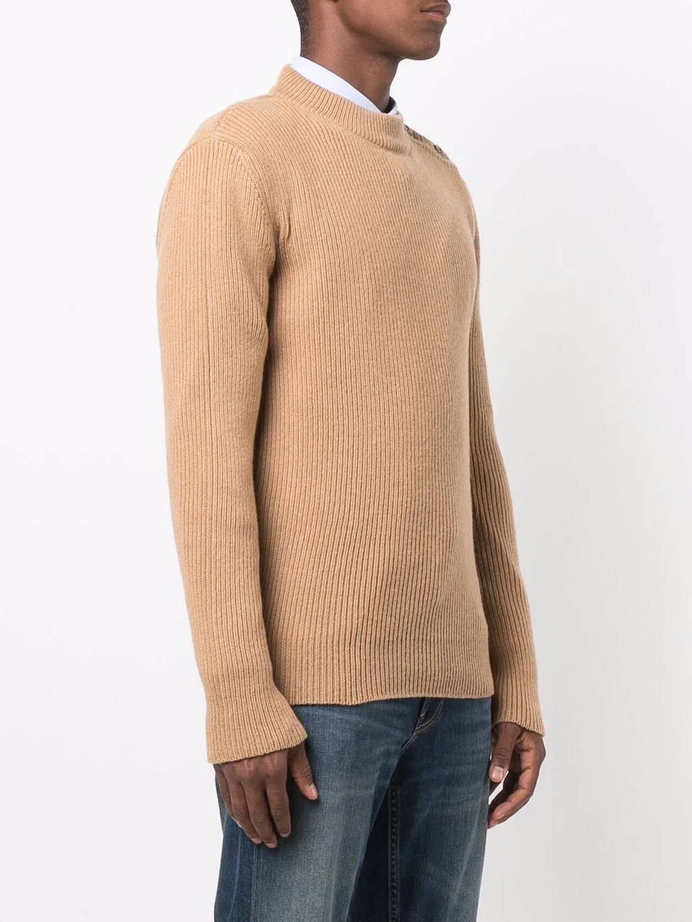 ribbed-knit jumper - 3