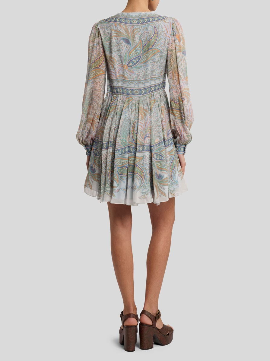 SILK MINI DRESS - 4