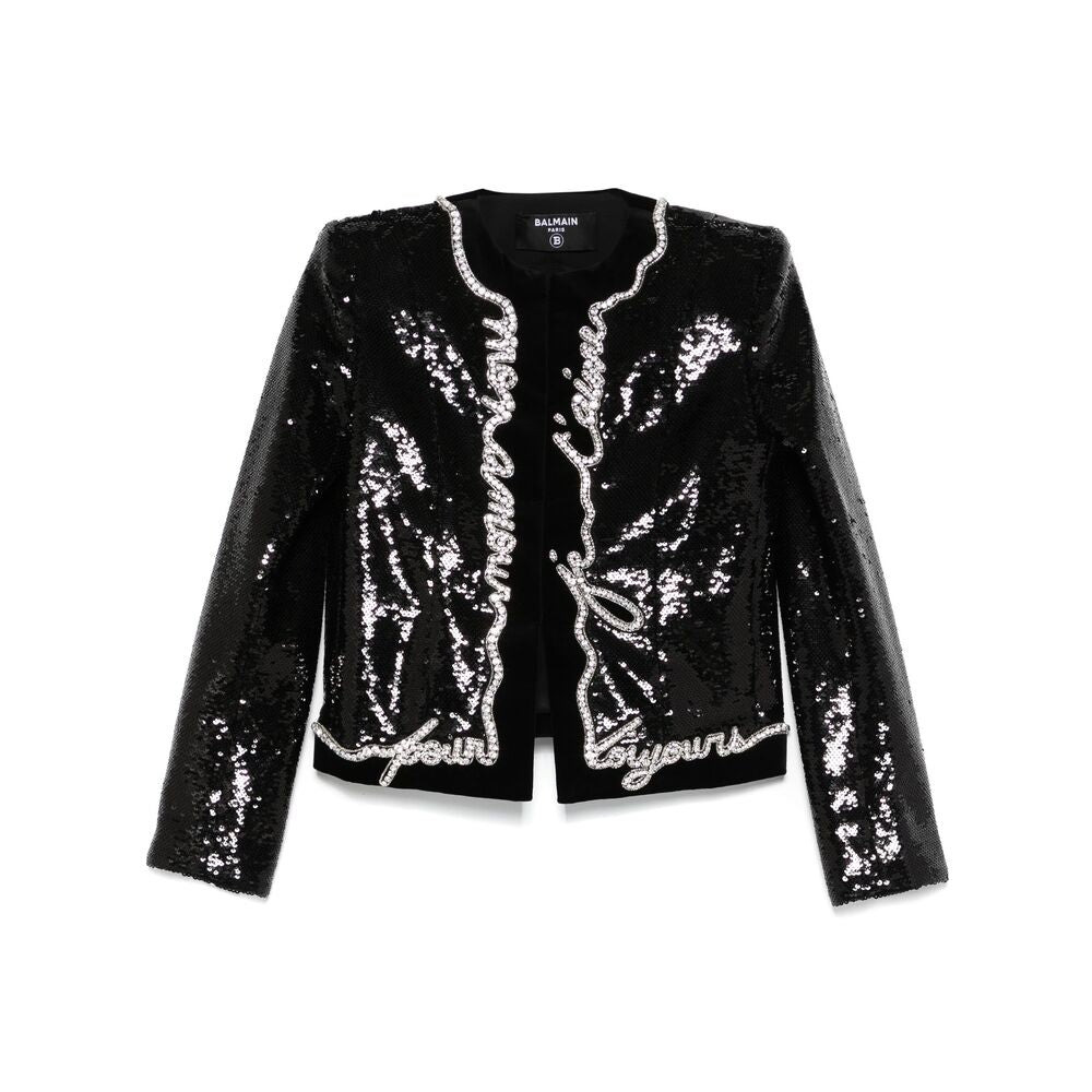 Balmain Black Jackets - Blazers Women - 1