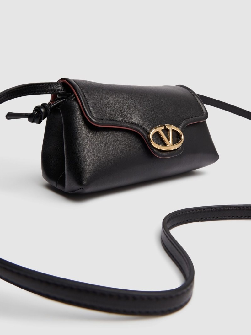 Mini Vlogo leather shoulder bag - 2
