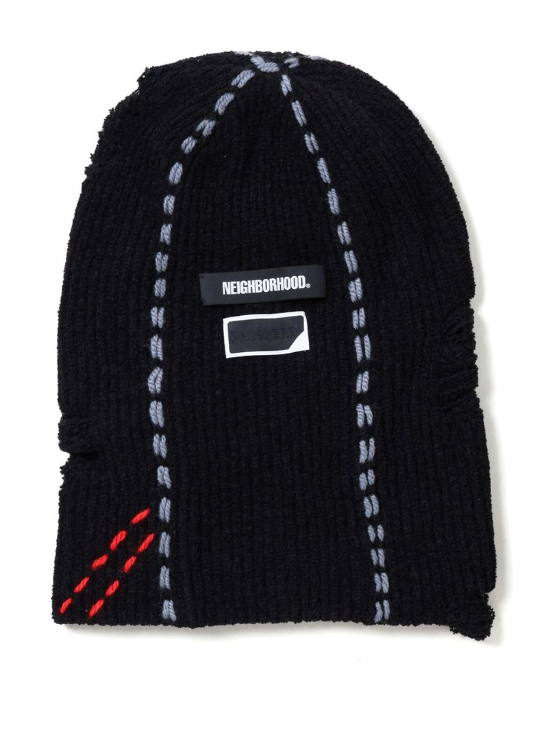 ribbed-knit balaclava 1