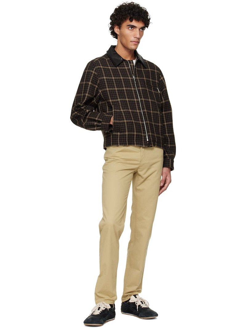 Burberry Beige Logo Patch Jeans outlook