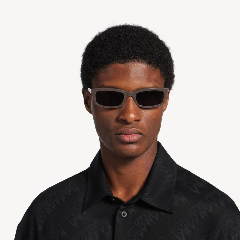 Daily Rectangle Sunglasses in Taupe 6