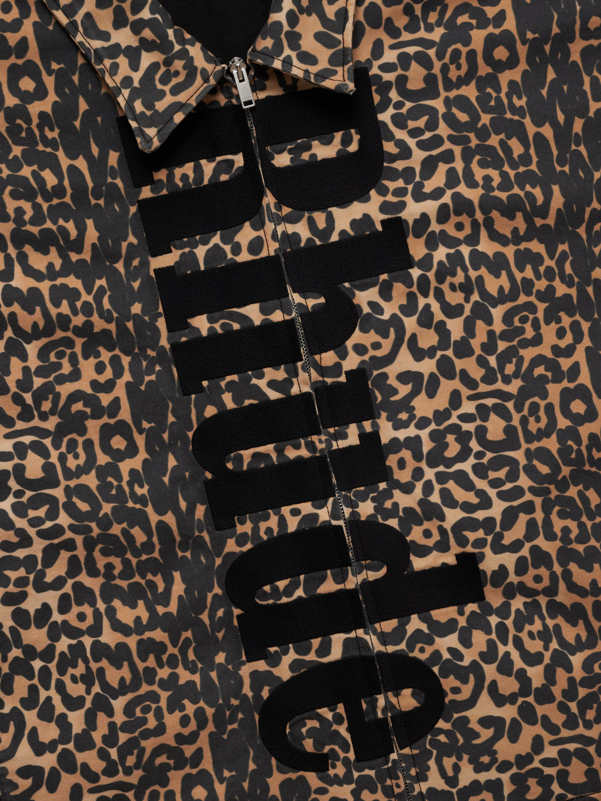LEOPARD OVERSIZED WORK JACKET - 3