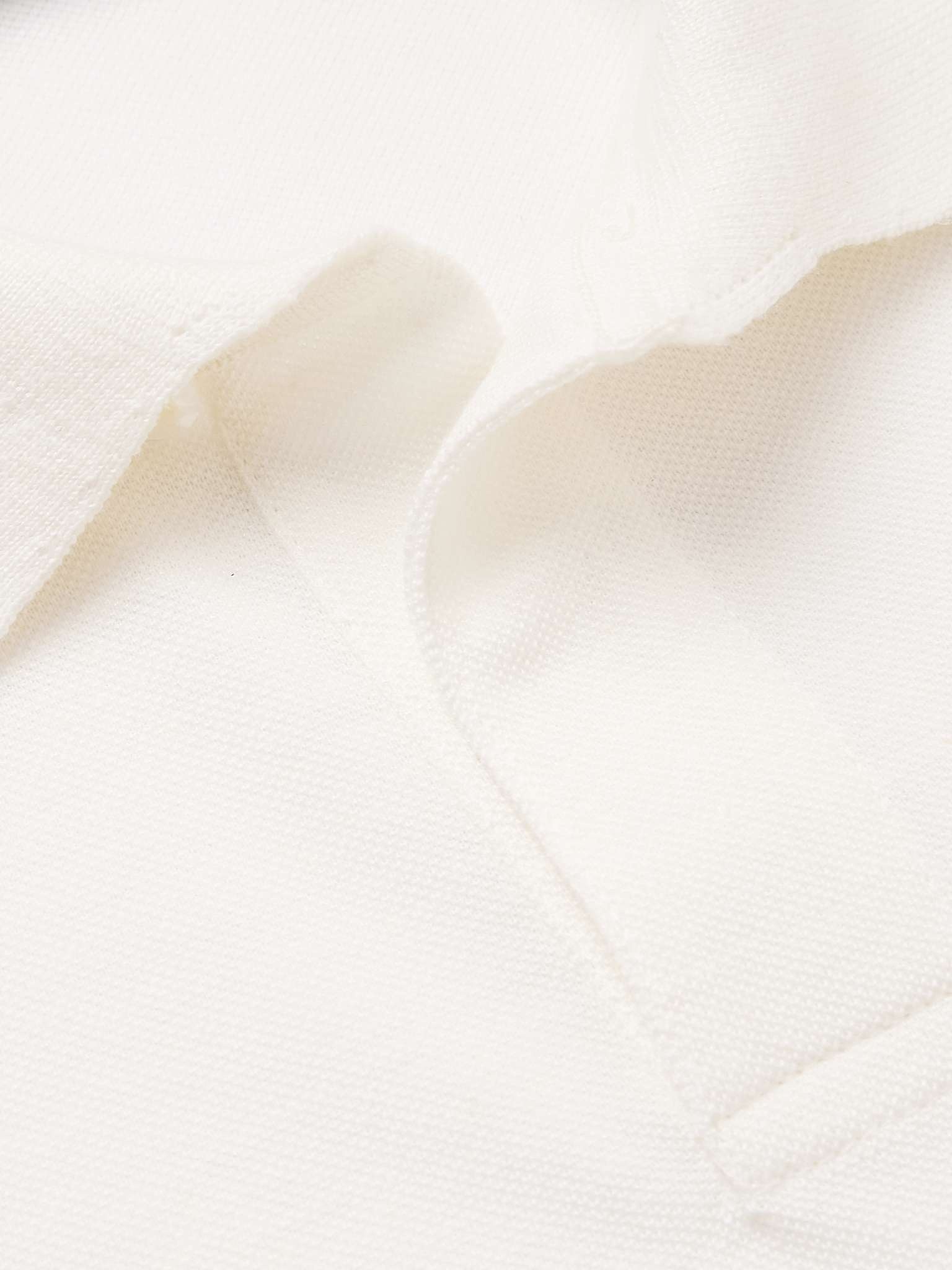 Cotton-Blend Piqué Polo Shirt - 4