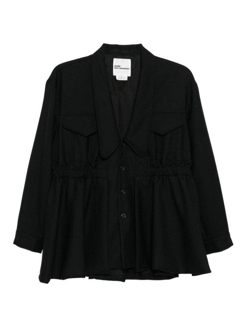 peplum wool jacket 1