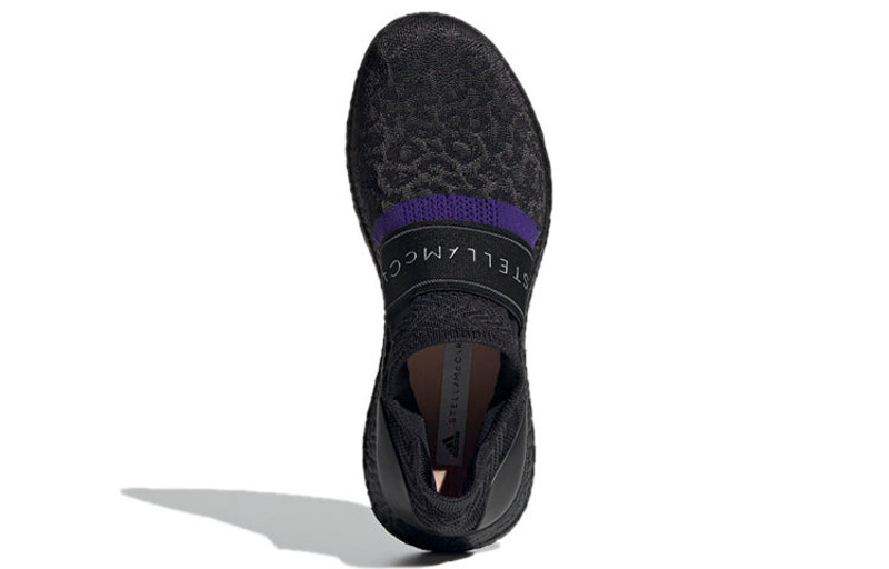adidas (WMNS) adidas Stella McCartney x UltraBoost X 3D Knit 'Black Collegiate Purple' FX3973 outlook