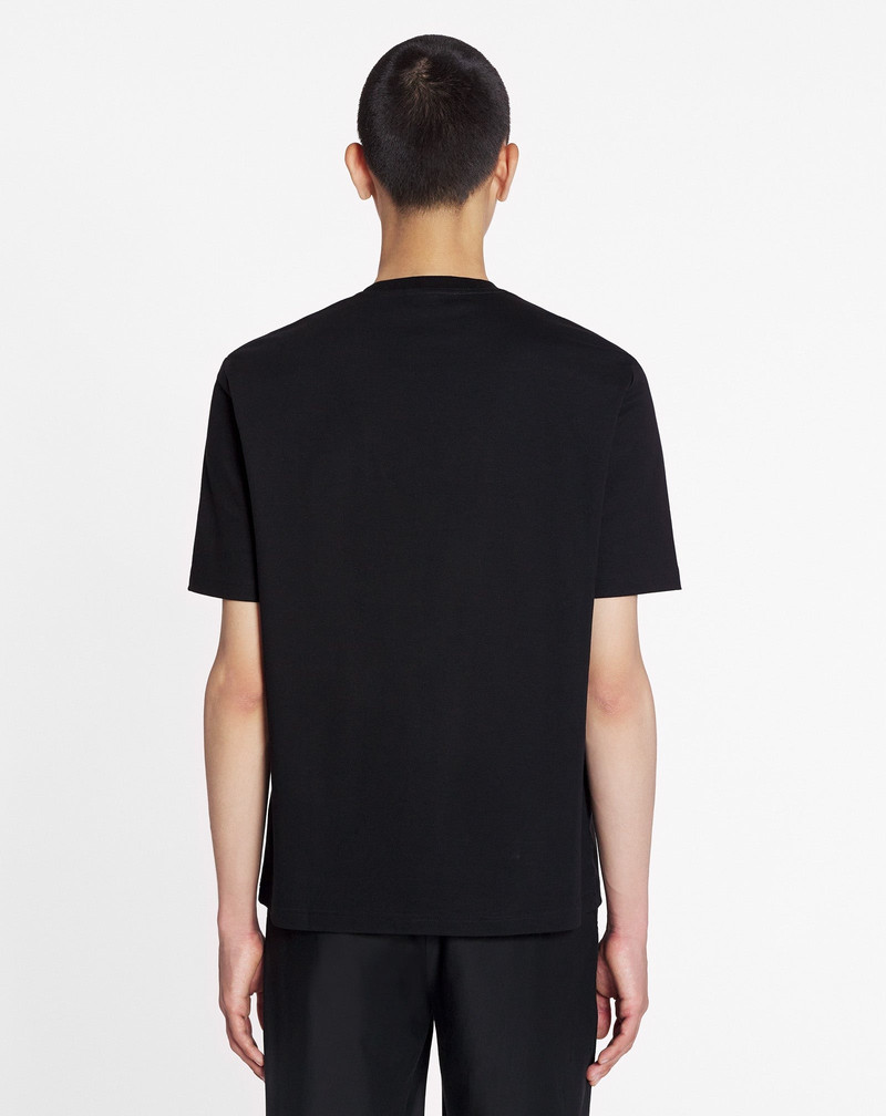 CLASSIC T-SHIRT WITH RAFFIA LANVIN PARIS EMBROIDERY 4