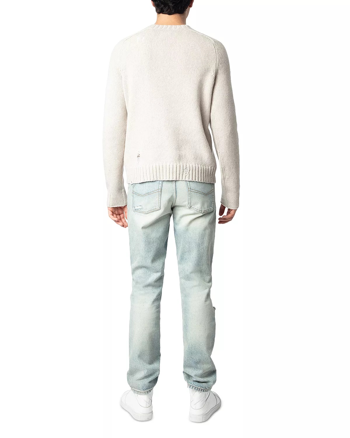 Jordan Merino Wool Destructed Sweater - 3