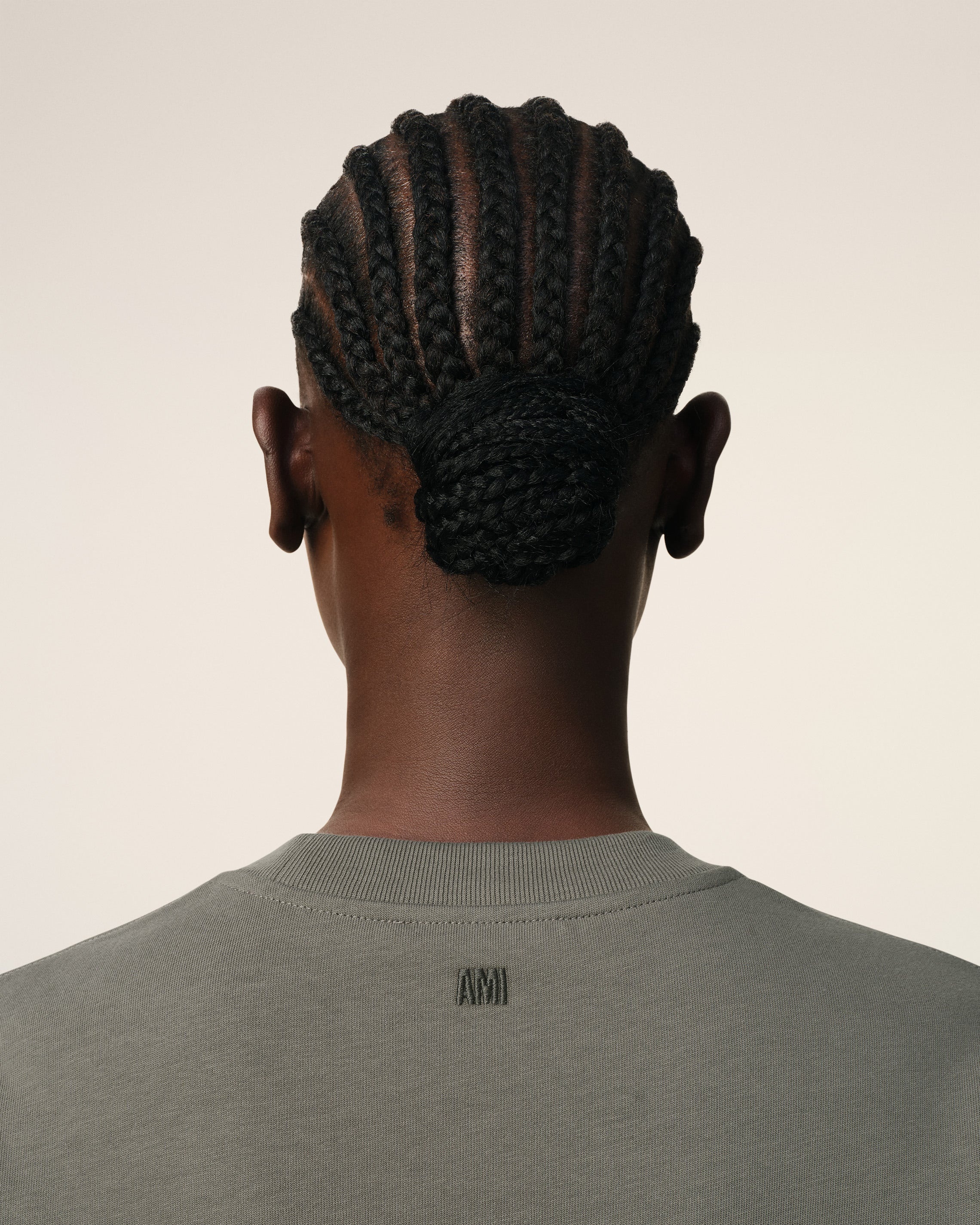 TAUPE COTTON TONAL AMI DE COEUR T-SHIRT - 4