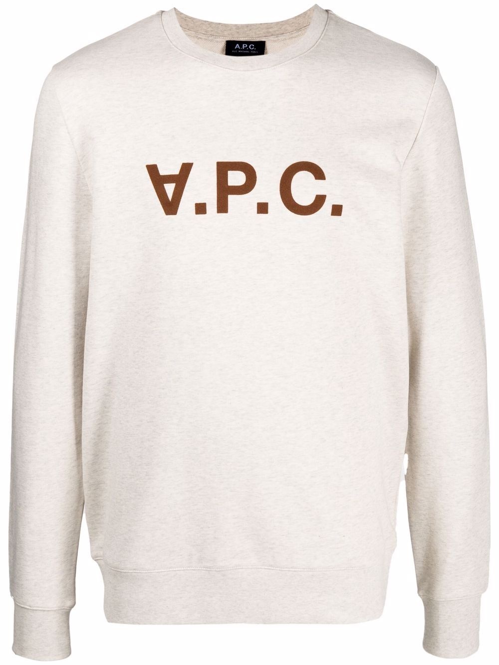 logo print sweatshirt - 1