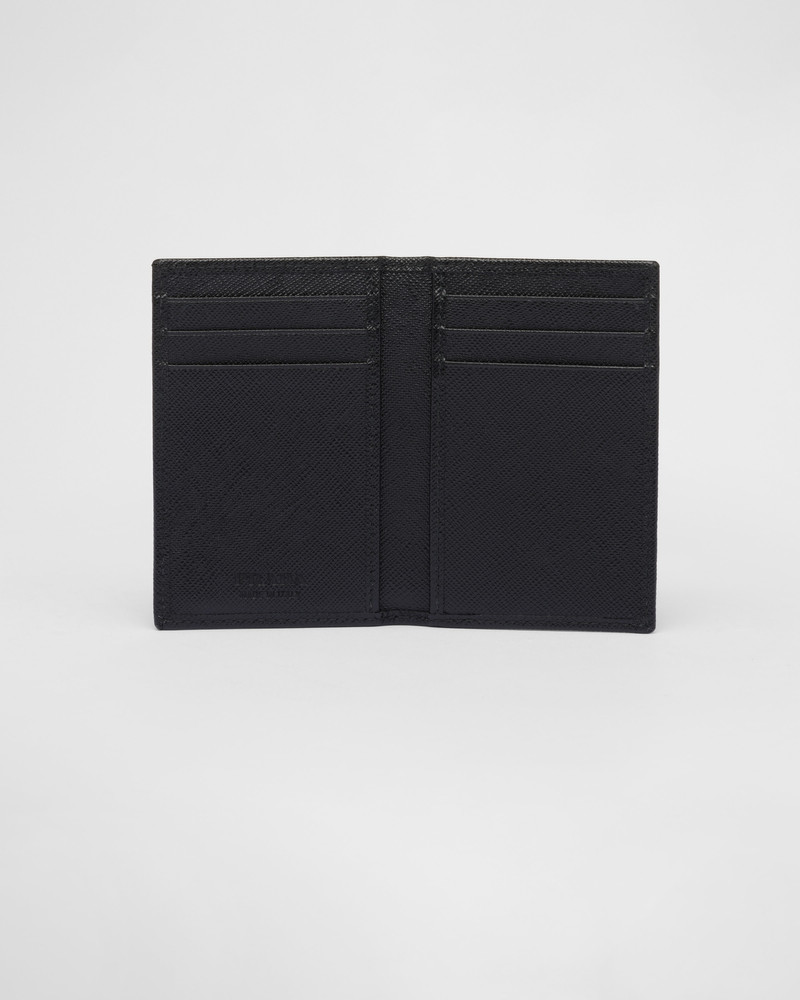 Prada Saffiano 가죽 카드 홀더 outlook