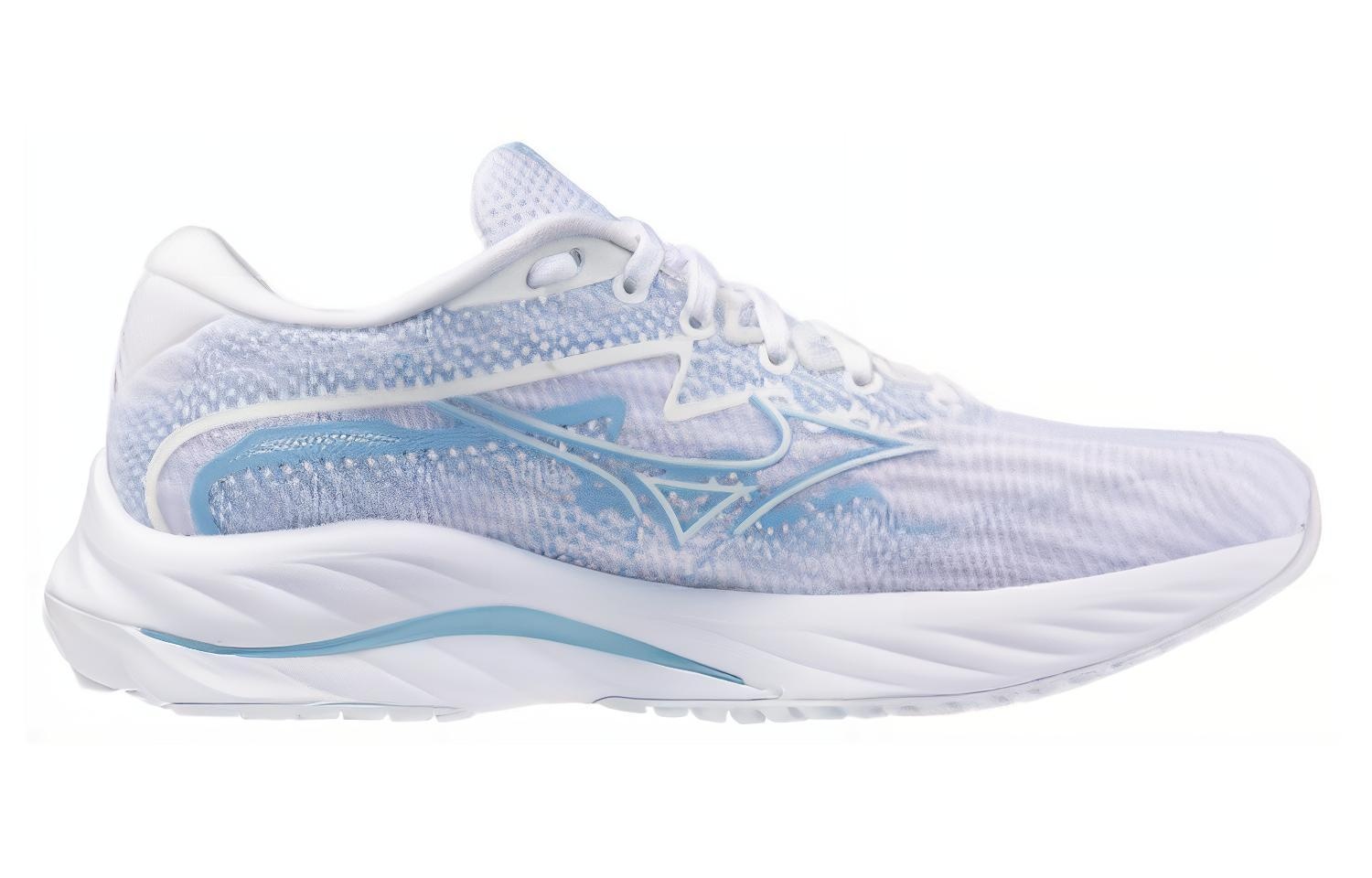 (WMNS) Mizuno Wave Rider 27 'White Light Blue' J1GD230676 - 2