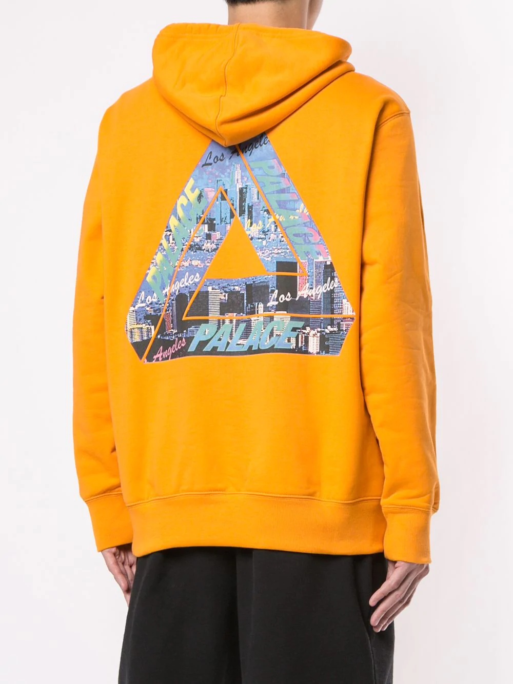 logo print hoodie - 4