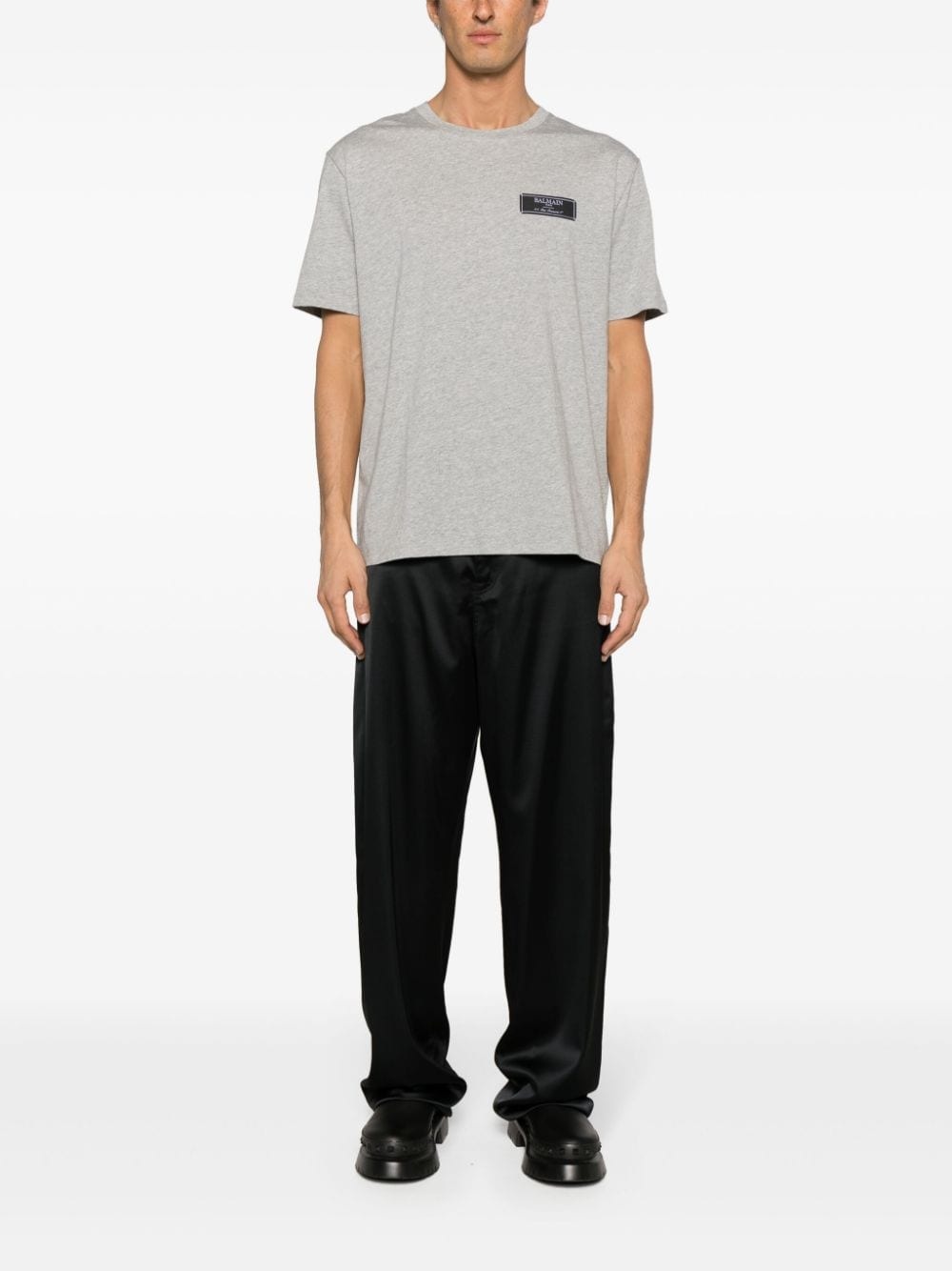 logo-patch mÃ©lange T-shirt - 2