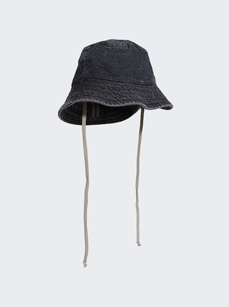 Rick Owens DRKSHDW Denim Gilligan Hat Washed Grey outlook