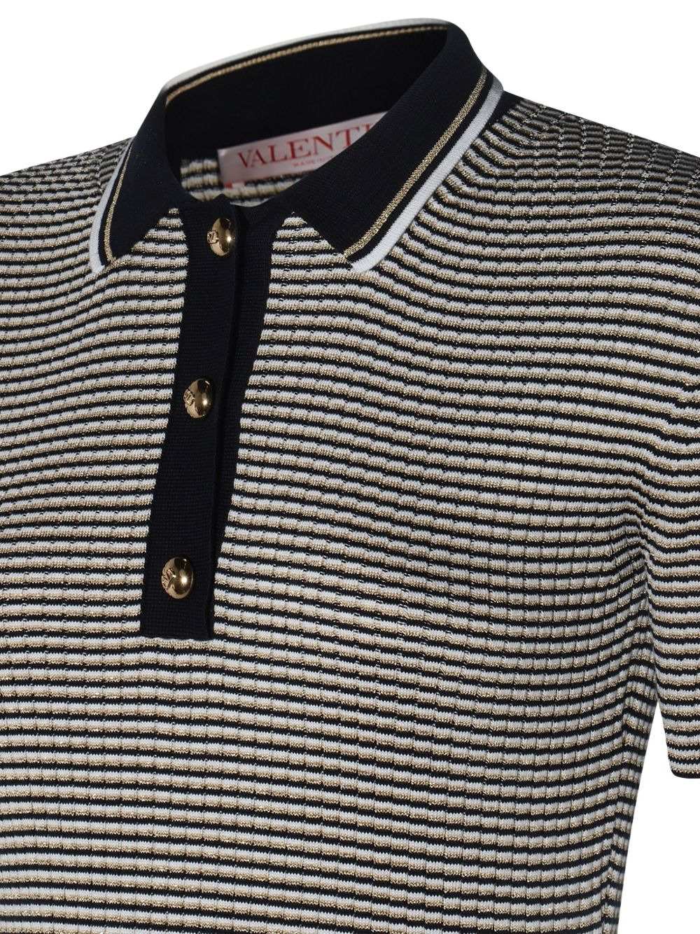 striped polo mini-dress - 3