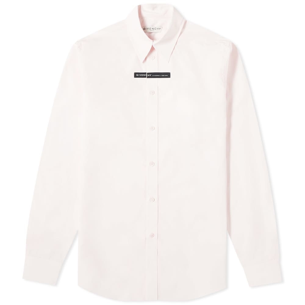 Givenchy Tape Logo Poplin Shirt - 1