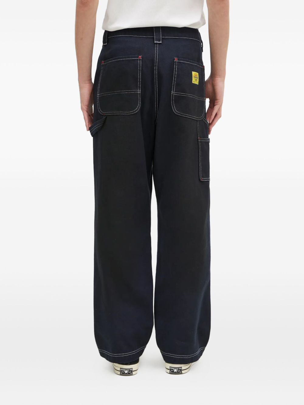 contrast-stitch jeans - 2