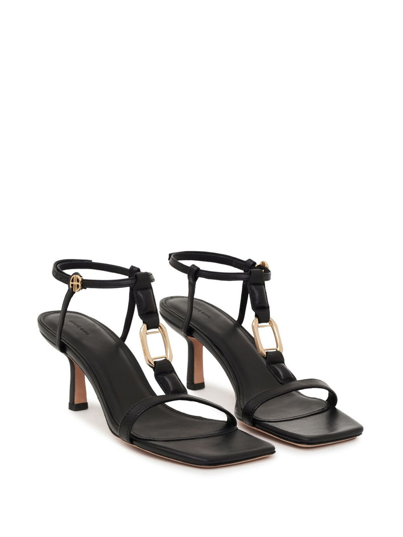 ANINE BING Kiera 50mm square-toe sandals outlook