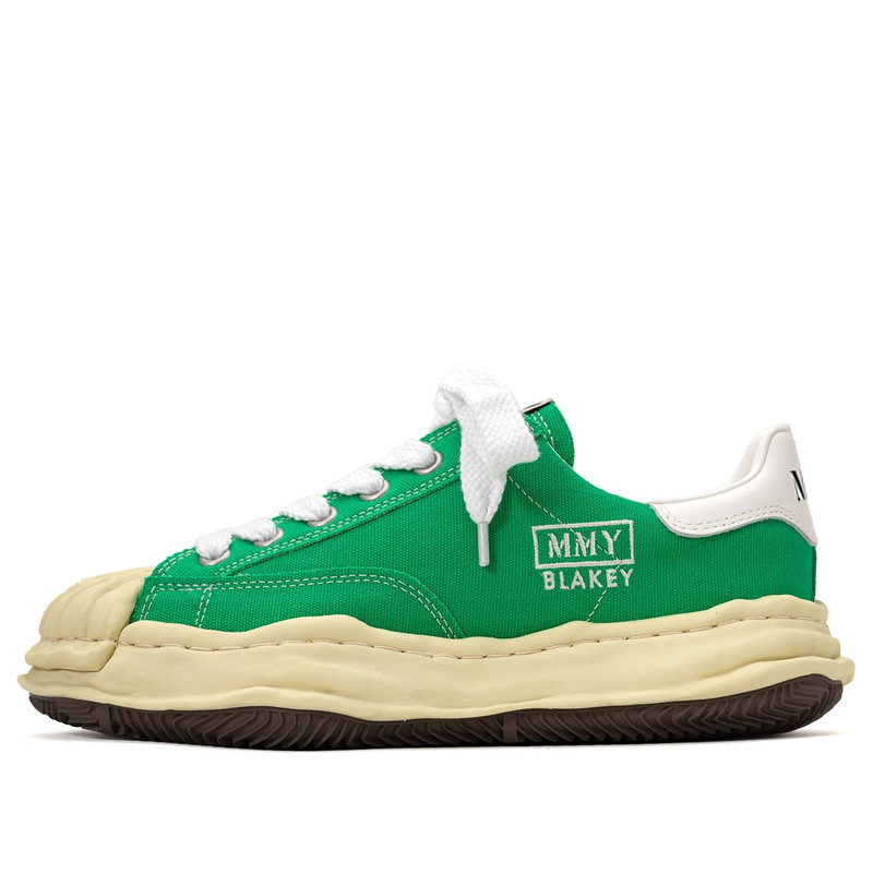 메종 MIHARA YASUHIRO BLAKEY VL OG Sole 화포 낮은 정상 운동화 '녹색' A09FW732-GRN - 1