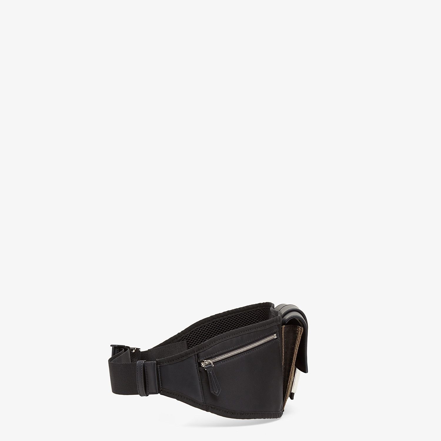 Brown canvas belt bag 2