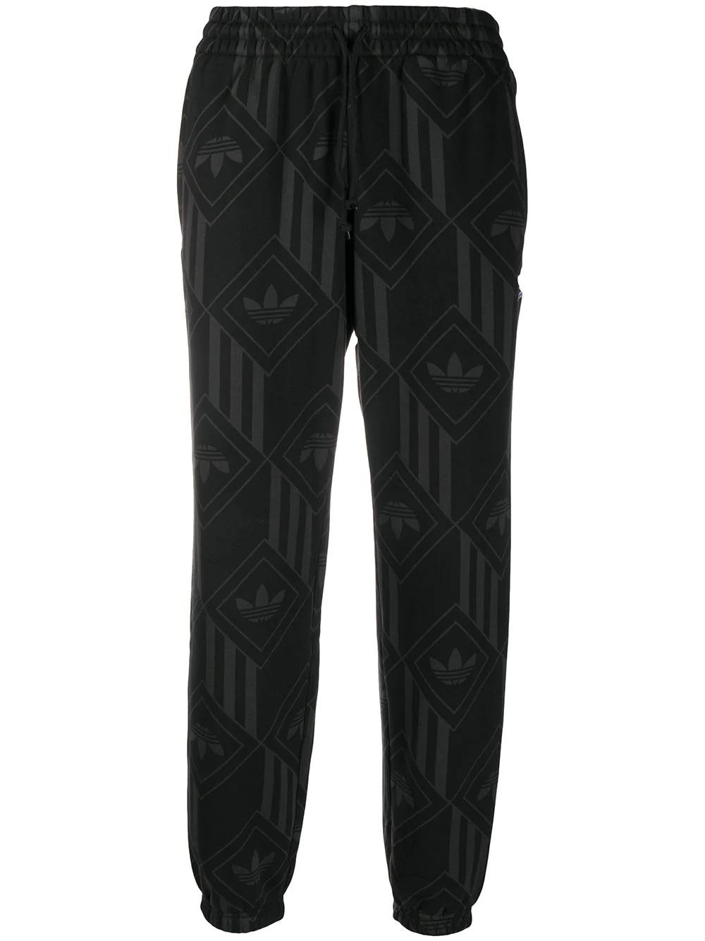 mono tonal cotton track trousers - 1