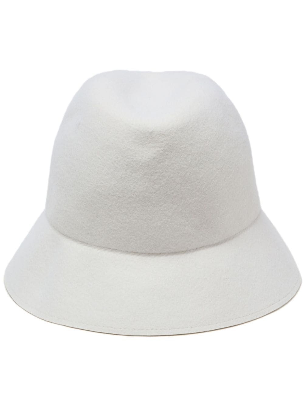 brushed-effect wool bucket hat - 1