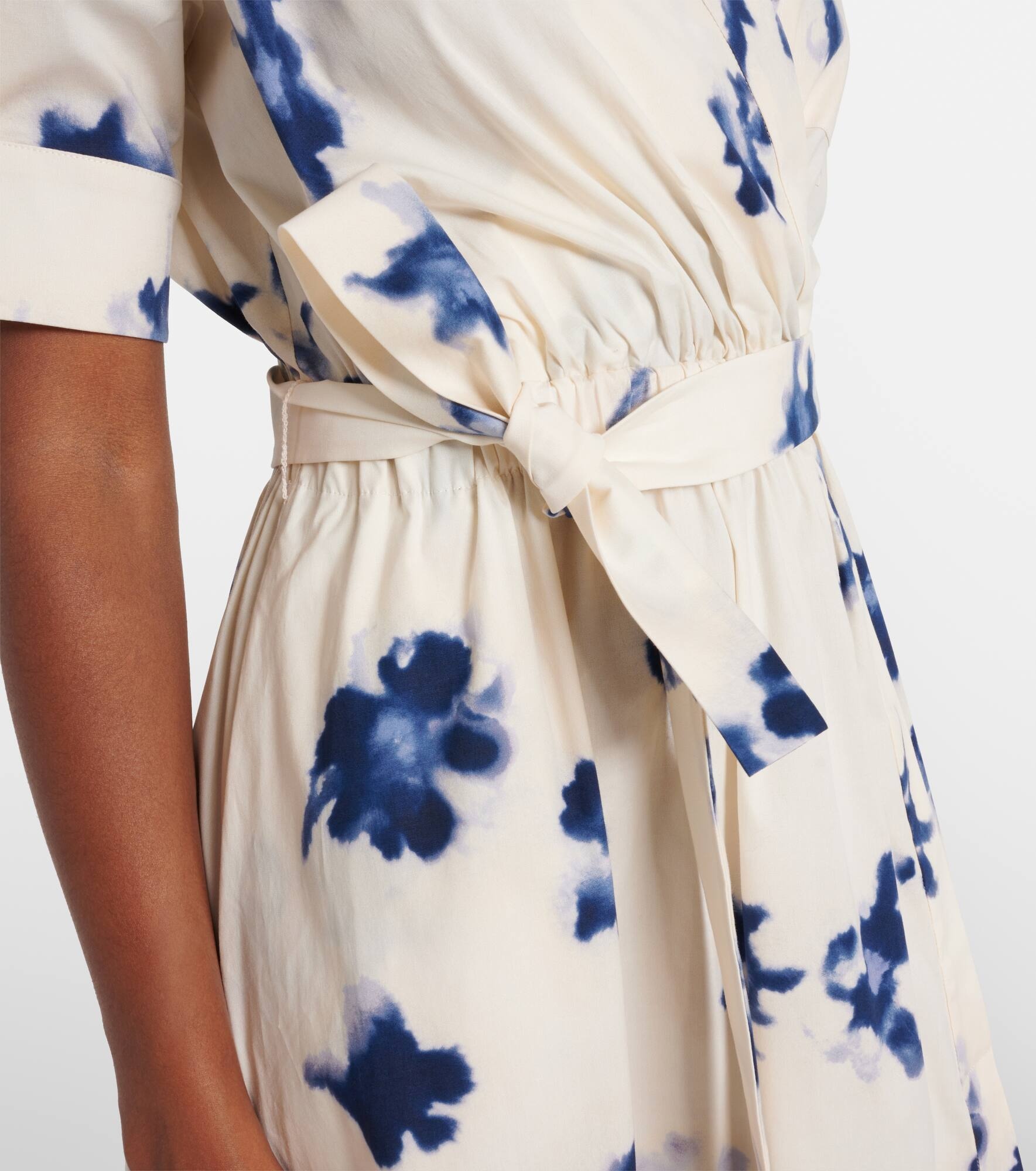 Lydia floral cotton-blend midi dress - 5