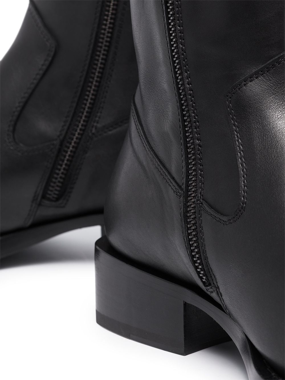 square toe ankle boots - 2