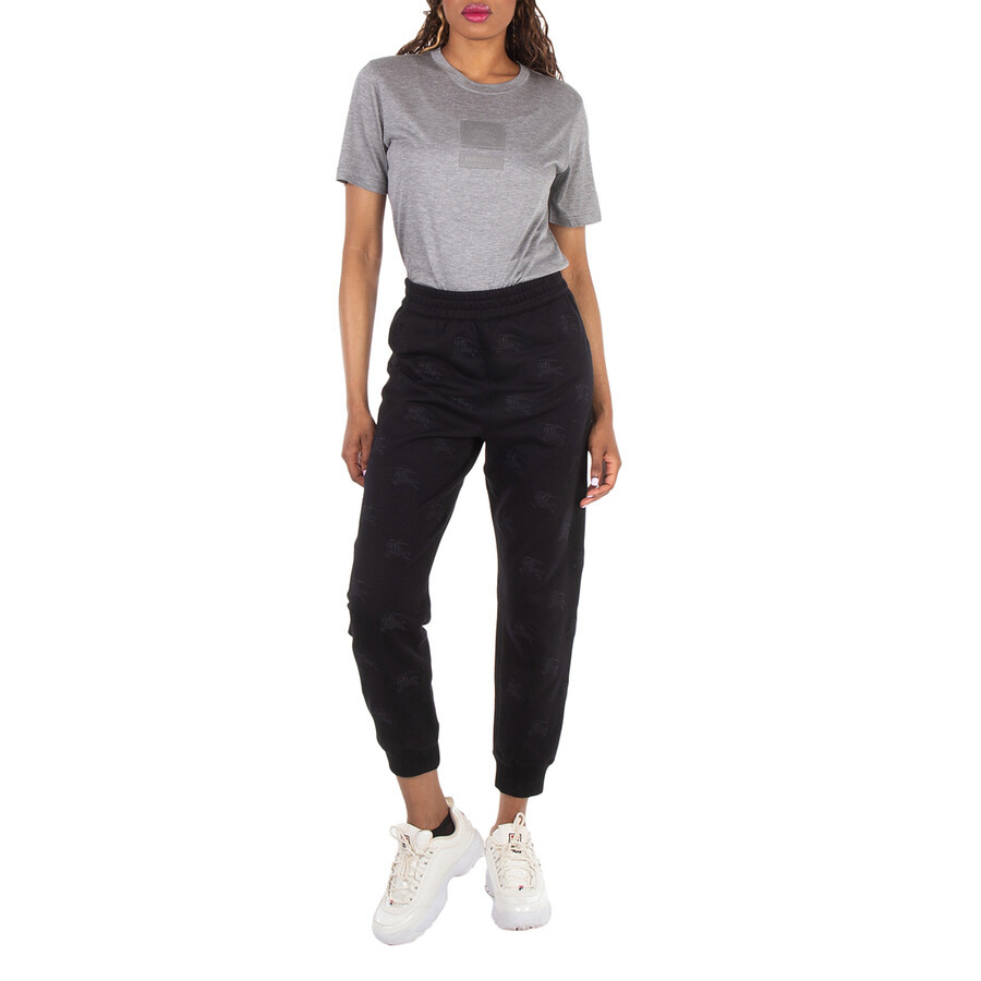 Burberry Larkan Ekd-Embroidered Cotton Track Pants - 5