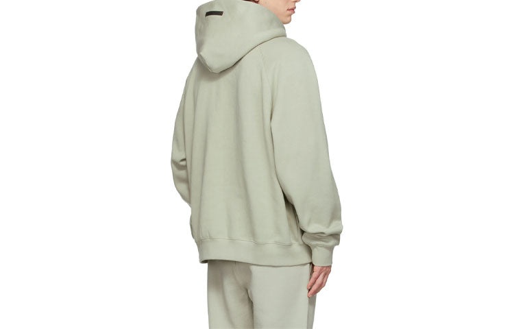 Fear of God Essentials FW21 Pullover Hoodie 'Green Concrete' FOG-FW21-107 - 3