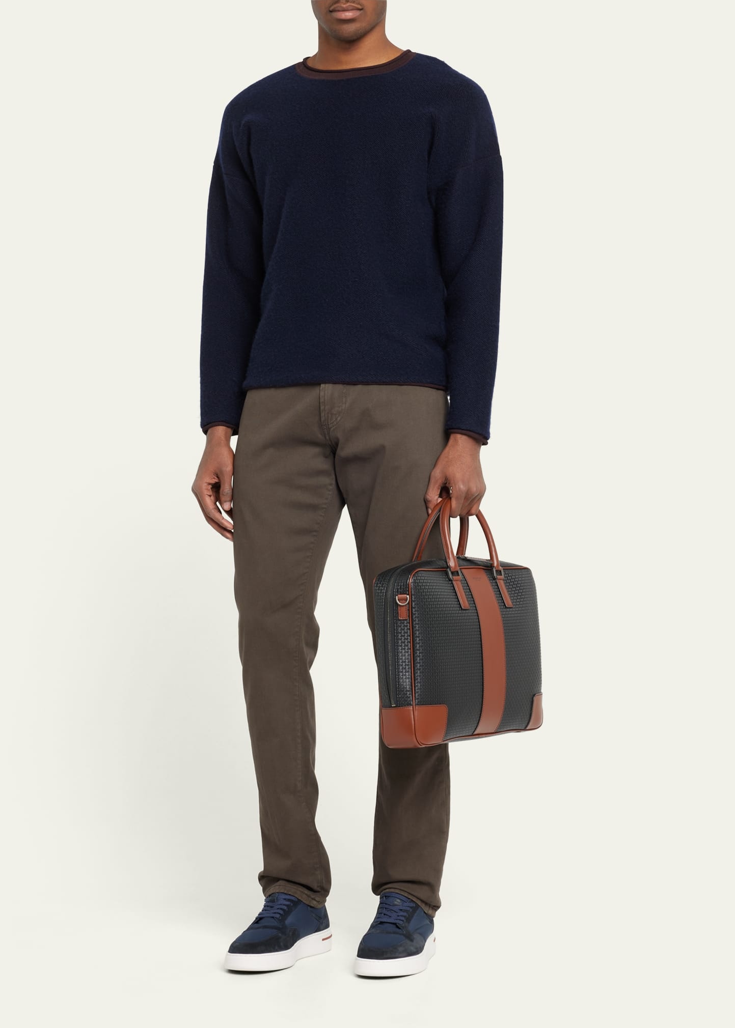 Men's Slim Stepan 72 Briefcase - 5