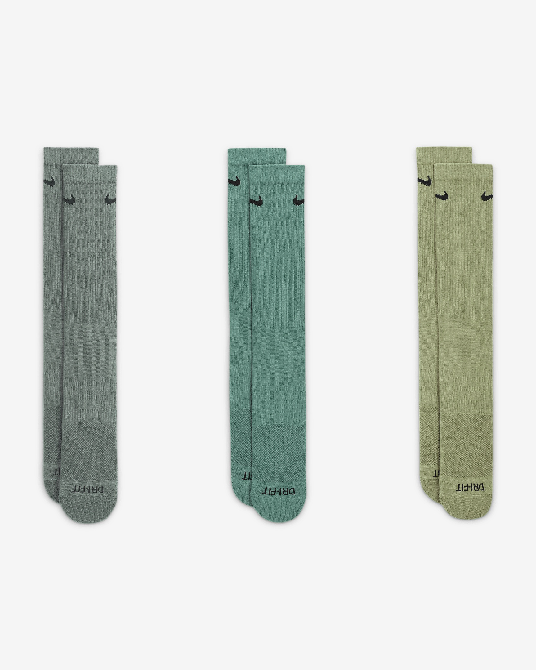 Nike Everyday Plus Cushioned Training Crew Socks (3 Pairs) - 2
