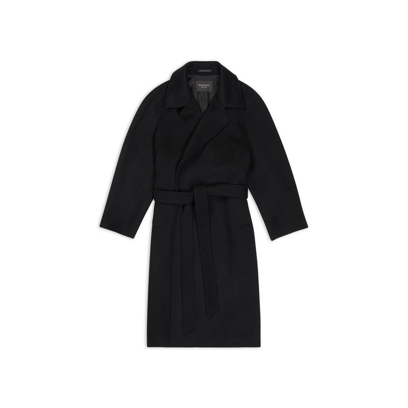 Men's Raglan Coat in Black 1