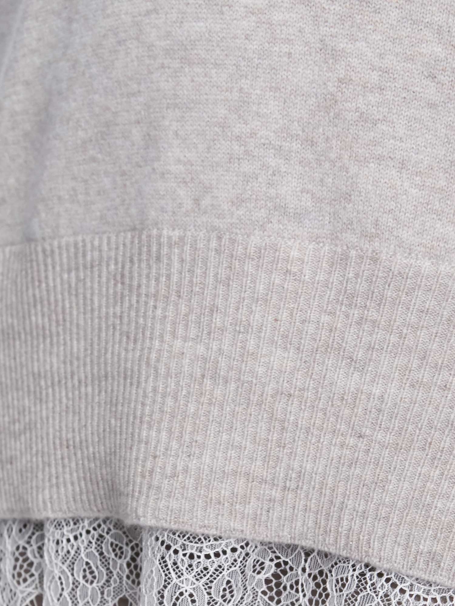 The Lace Vee Looker Pullover - 7