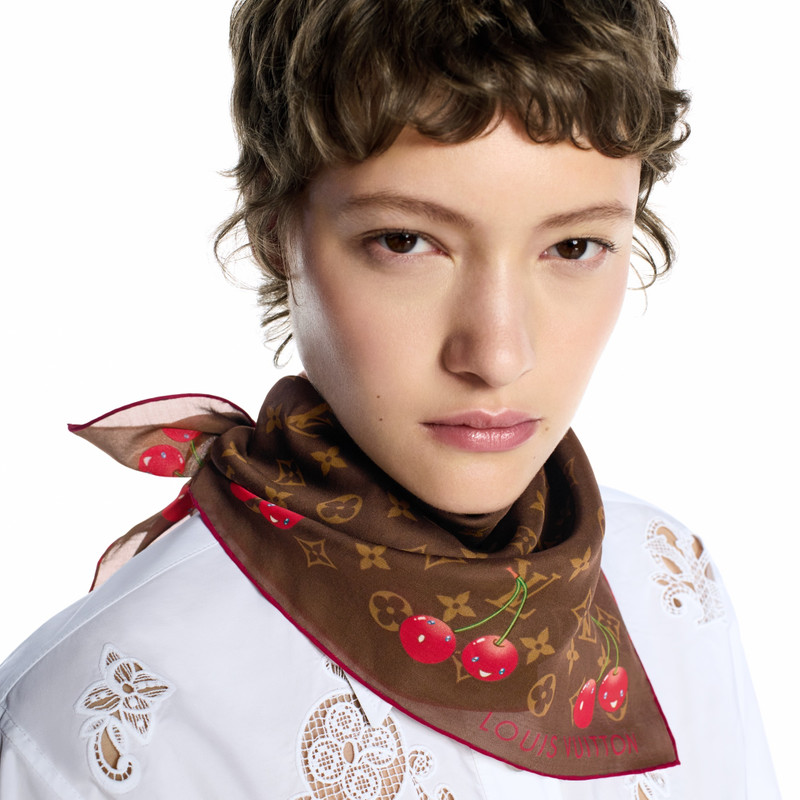 LV x TM Monogram Cerise Square 55 4