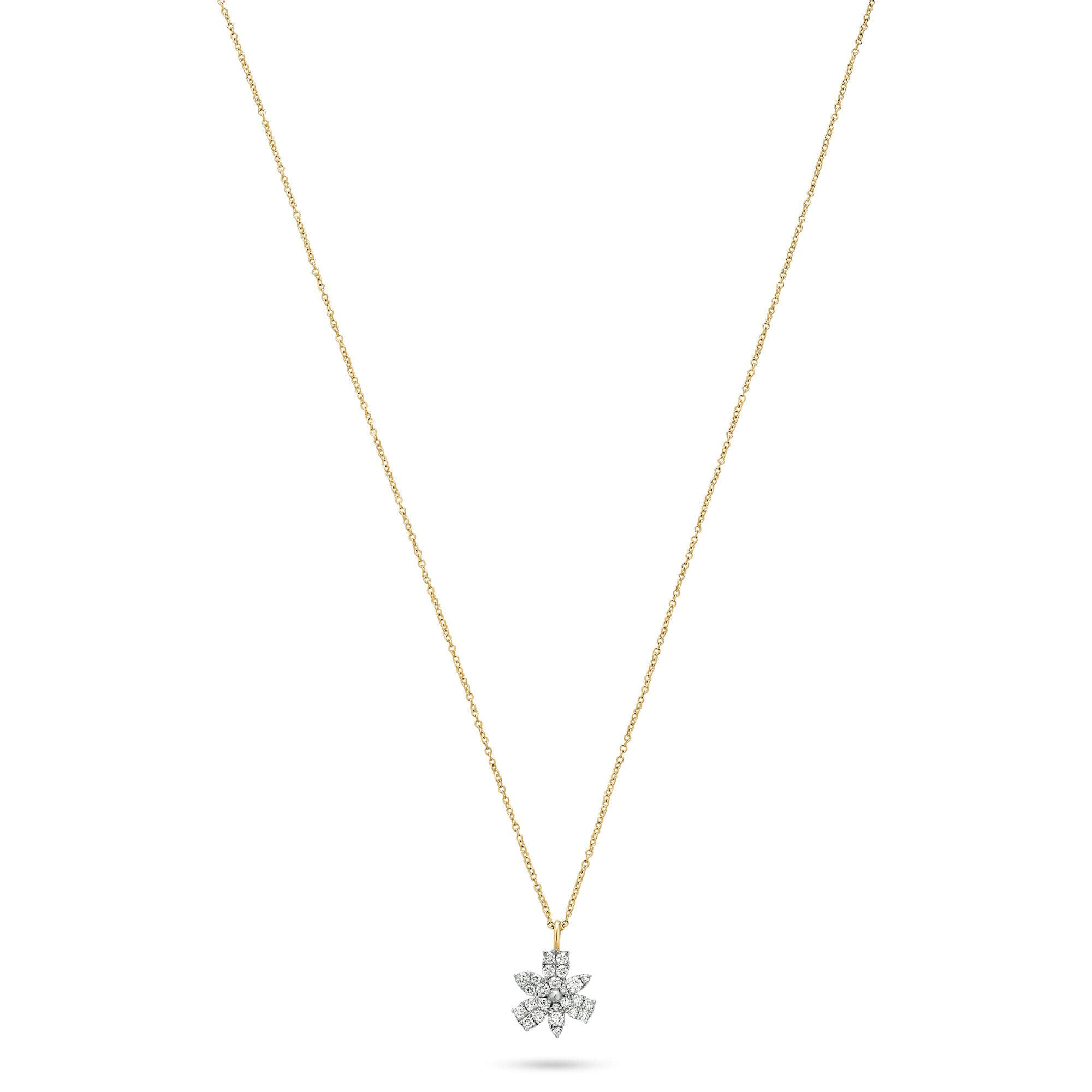 Diamond Magnolia Necklace - 3