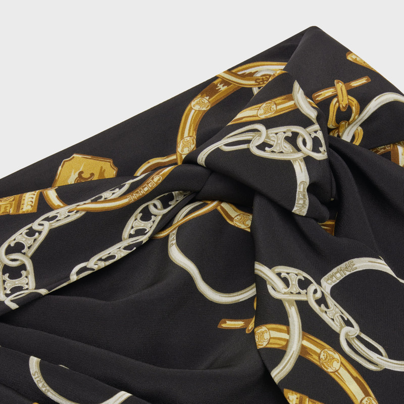 KNOT SKIRT IN CREPE DE CHINE 3