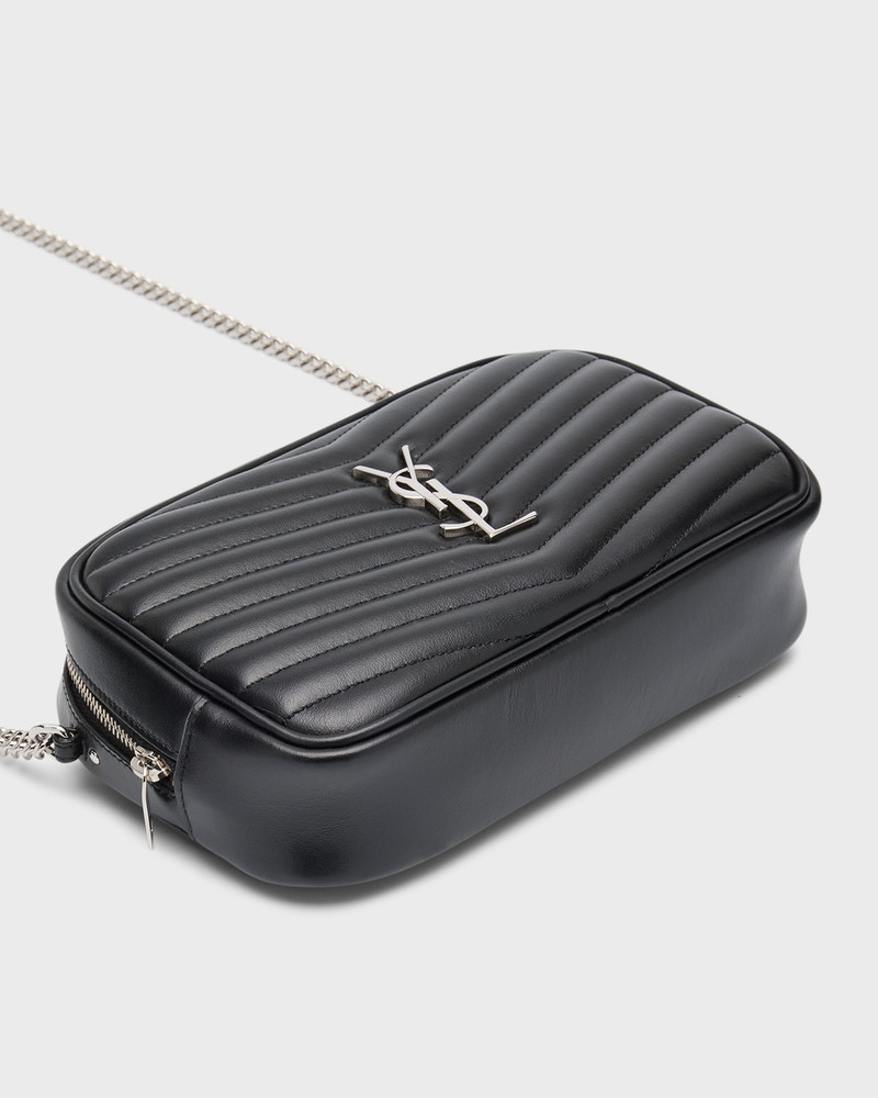 SAINT LAURENT Lou Mini YSL Camera Bag in Smooth Quilted Leather outlook
