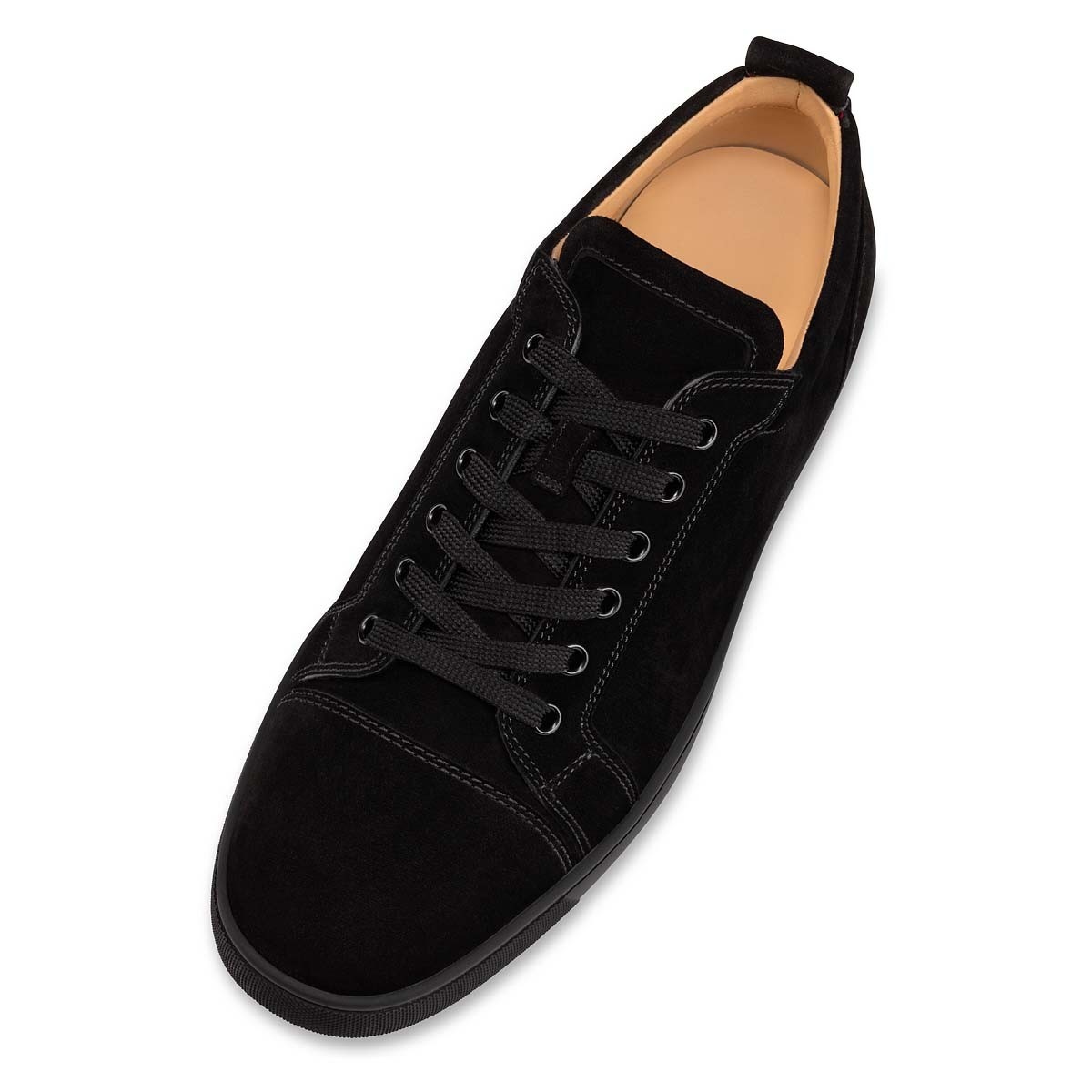 Christian Louboutin, Louis Junior Suede and Leather-Trimmed Ripstop  Sneakers, Men, Black, EU 40