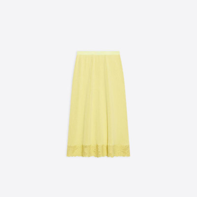 BALENCIAGA Women's Slip Skirt  in Yellow outlook