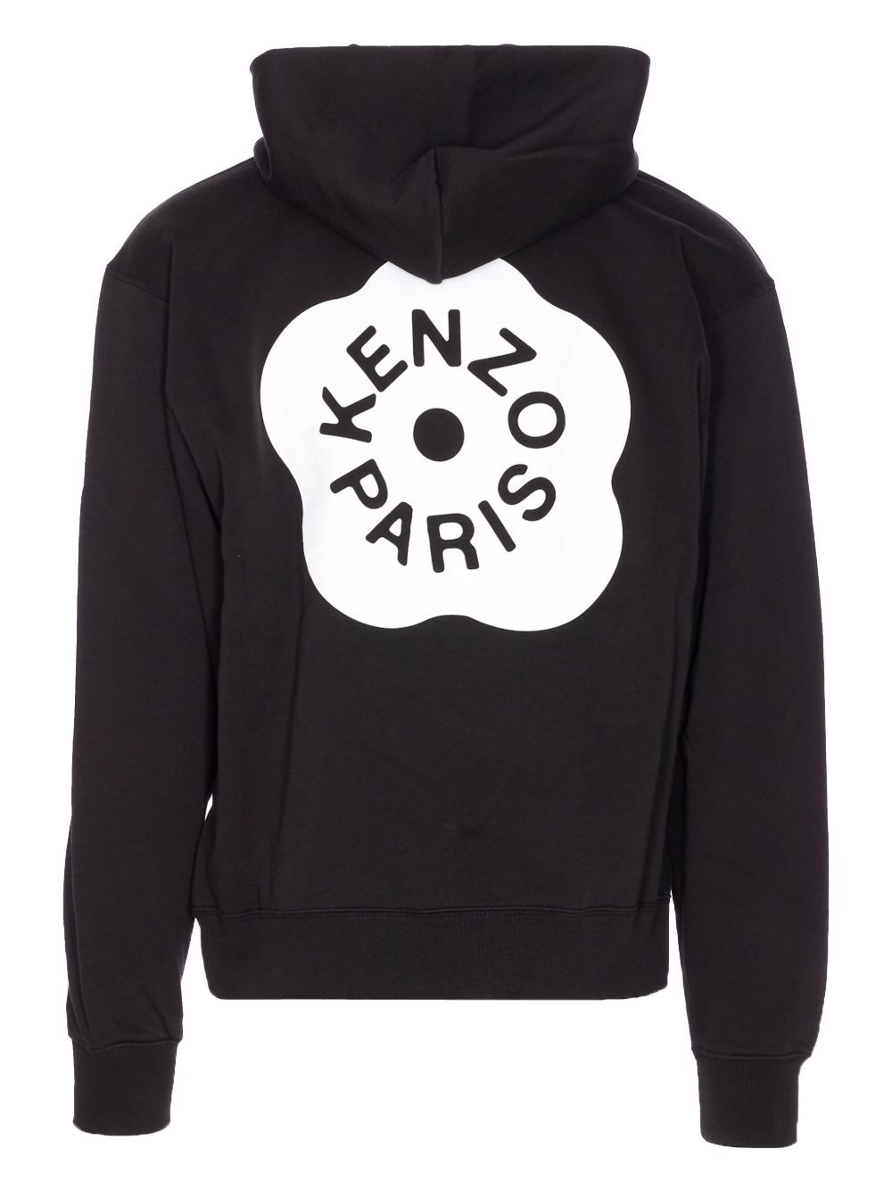 logo-print kangaroo-pocket hoodie - 2