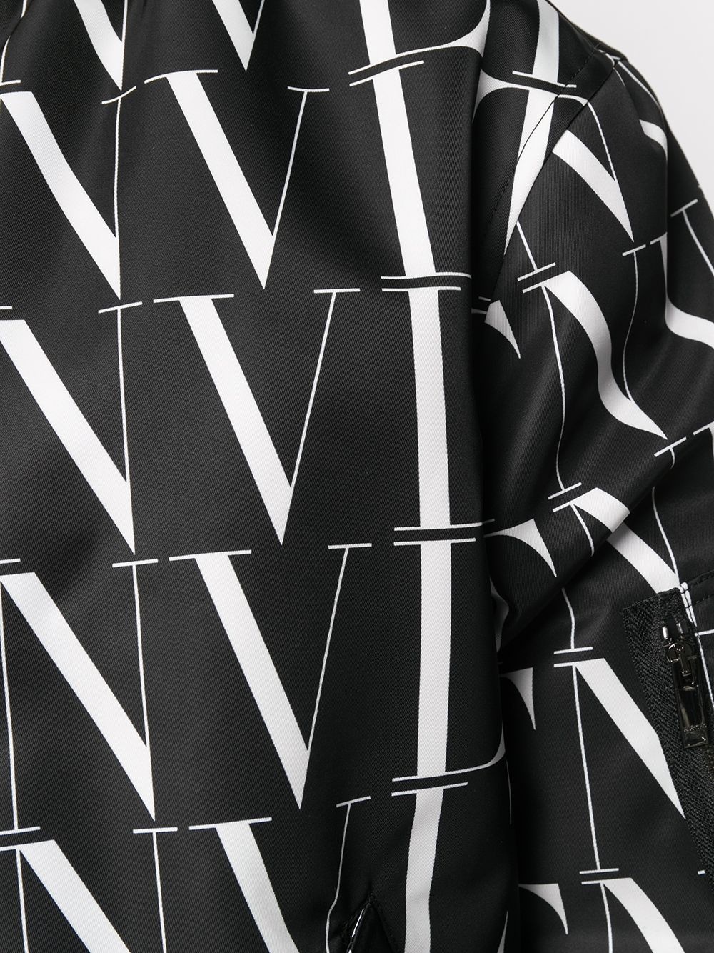 VLTN print bomber jacket - 5