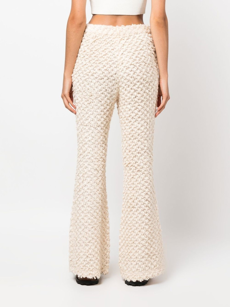 knit flare lounge trousers 4