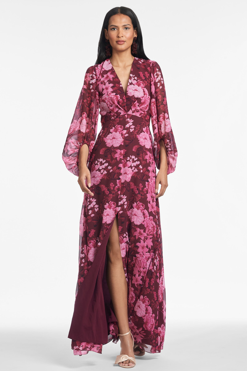 SACHIN & BABI JENNY GOWN - RASPBERRY FLORIBUNDA outlook